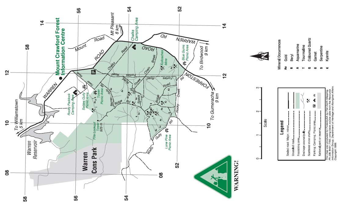 Fossicking Mount Crawford Forest ForestrySA